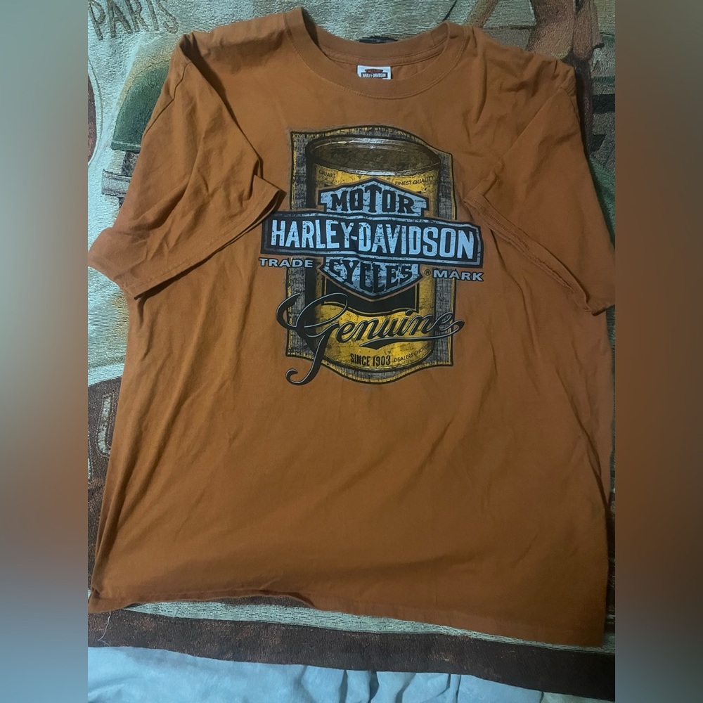 Harley-Davidson Motorcycles Inside Passage Ketchikan, AK RARE Oil Can T-shirt XL